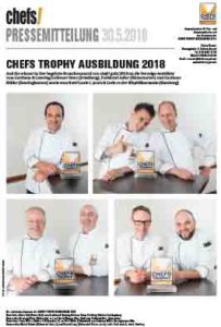Chefs Trophy 2018 Pressemitteilung